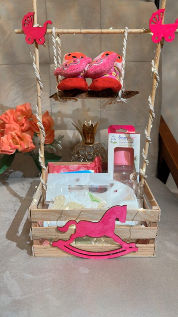🎀🩷Hermoso Baby Shower Basket 🧺🩷🎀Personalízalo con nuestros accesorios disponibles 🎀🩷🎁 - Image 3