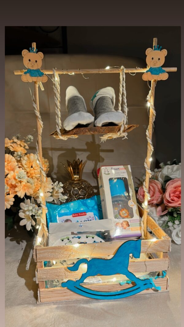 🎀🩷🩵Hermoso Baby Shower Basket 🧺🩷🩵🎀Personalízalo con nuestros accesorios disponibles 🎀🩵🩷🎁 - Image 6