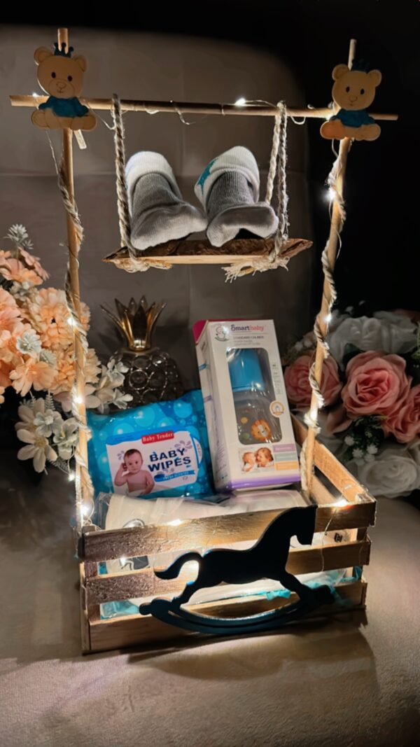 🎀🩷🩵Hermoso Baby Shower Basket 🧺🩷🩵🎀Personalízalo con nuestros accesorios disponibles 🎀🩵🩷🎁 - Image 3