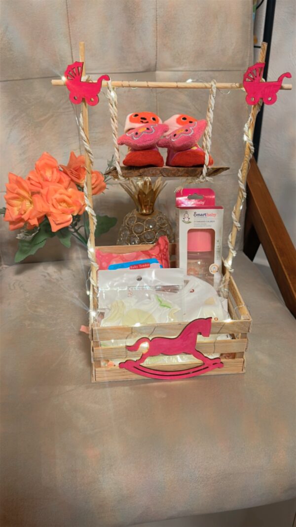 🎀🩷Hermoso Baby Shower Basket 🧺🩷🎀Personalízalo con nuestros accesorios disponibles 🎀🩷🎁