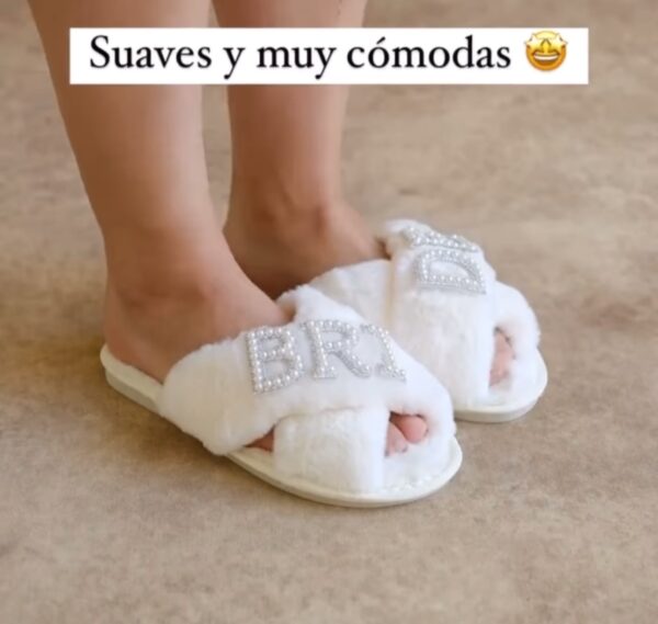 Pantuflas Bride con perlas ✨👰🏻‍♀️ - Image 5