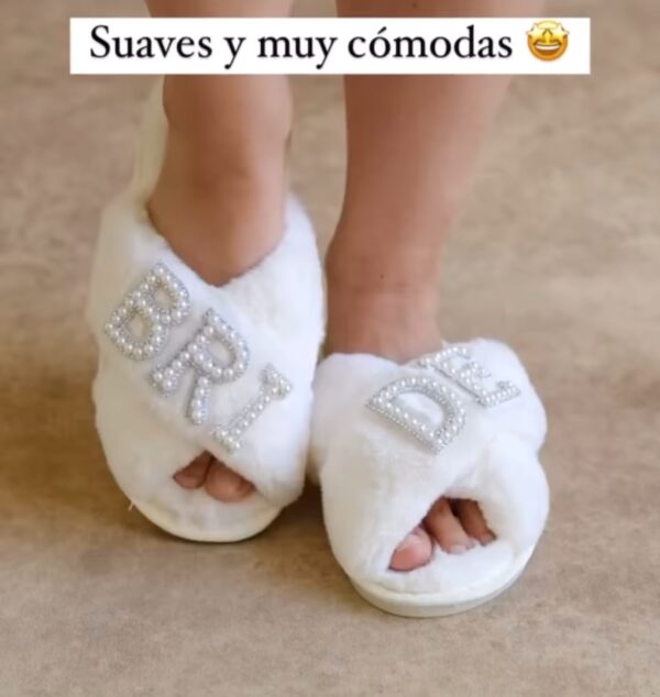 Pantuflas Bride con perlas ✨👰🏻‍♀️ - Image 4