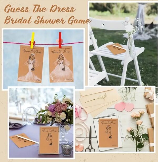Juego para despedidas de soltera ✨ :  Adivina el vestido de la novia 👰🏻🥂 - Image 3