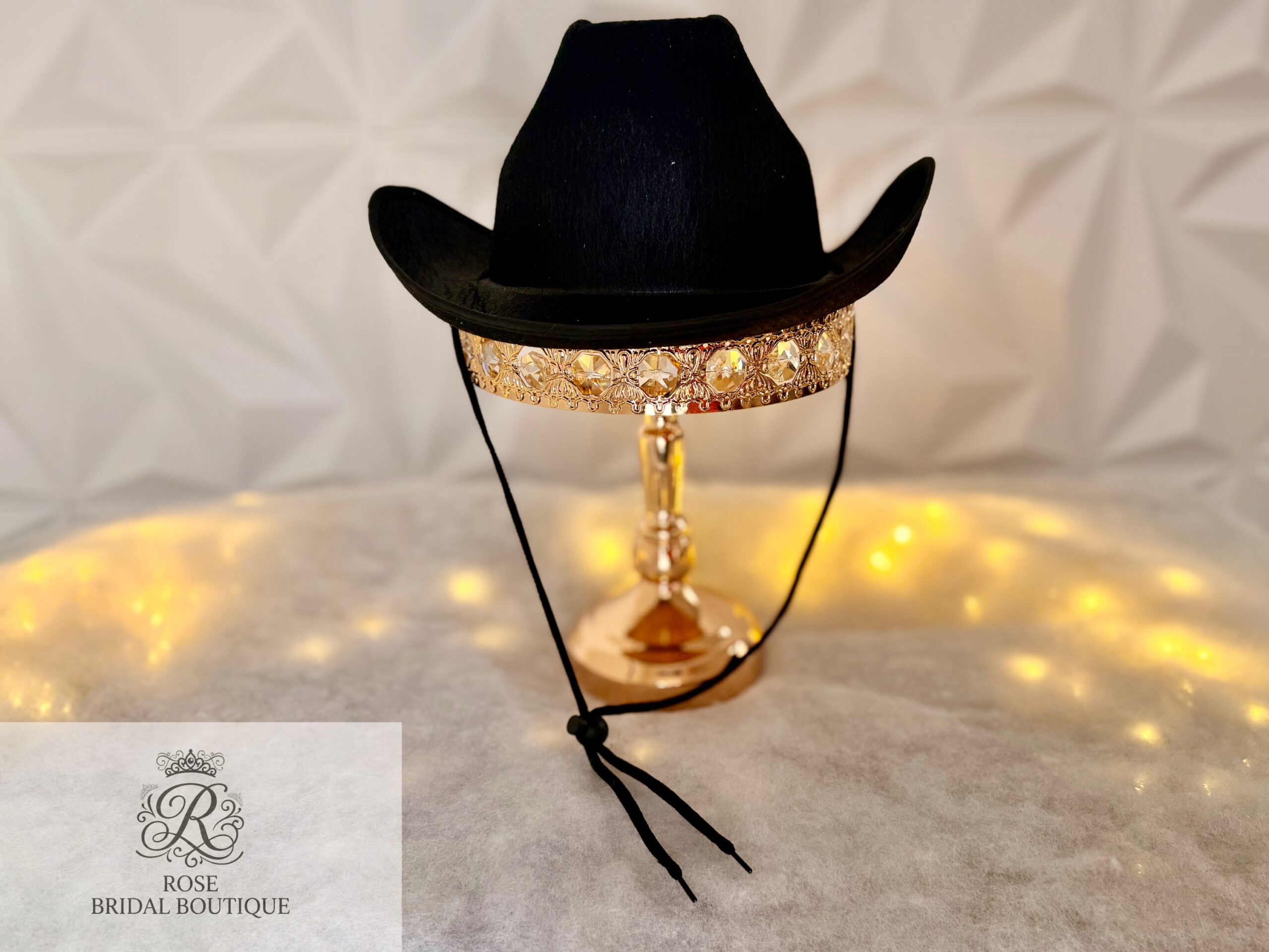 Sombrero color negro para los caballeros - Image 3